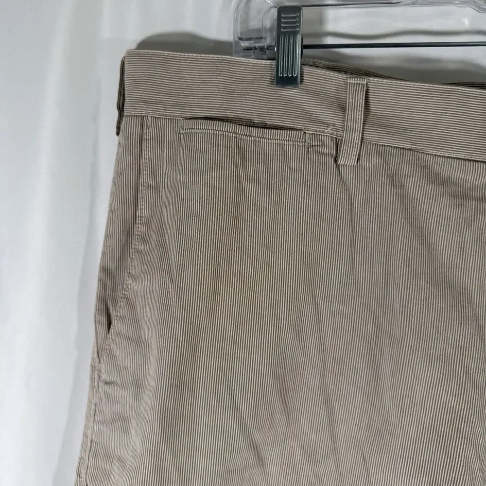 Banana Republic Chino Shorts Men's 38 Beige Striped 11